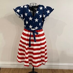 Patriotic Star and Stripe WomensDress